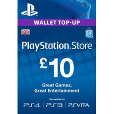 PlayStation PSN Card 10 GBP Wallet Top Up [UK account]