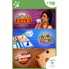 Ludo Carrom Teen Patti Gold Gift Card Rs 118 Ludo Carrom Teen Patti Gold Gift Card Rs 118